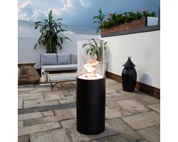JHY DESIGN Bio-ethanol Sfeerhaard 80,5 cm – Grote Tafelhaard - Haarden - Vrijstaande Vuurpot met…
