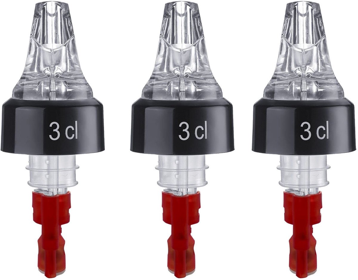 Westmark 3 Doseer/Meten Schenker, Portioneer, Dosering per Tuit: 3 cl, Plastic, Auto-Pour, Transparant, 993071EG
