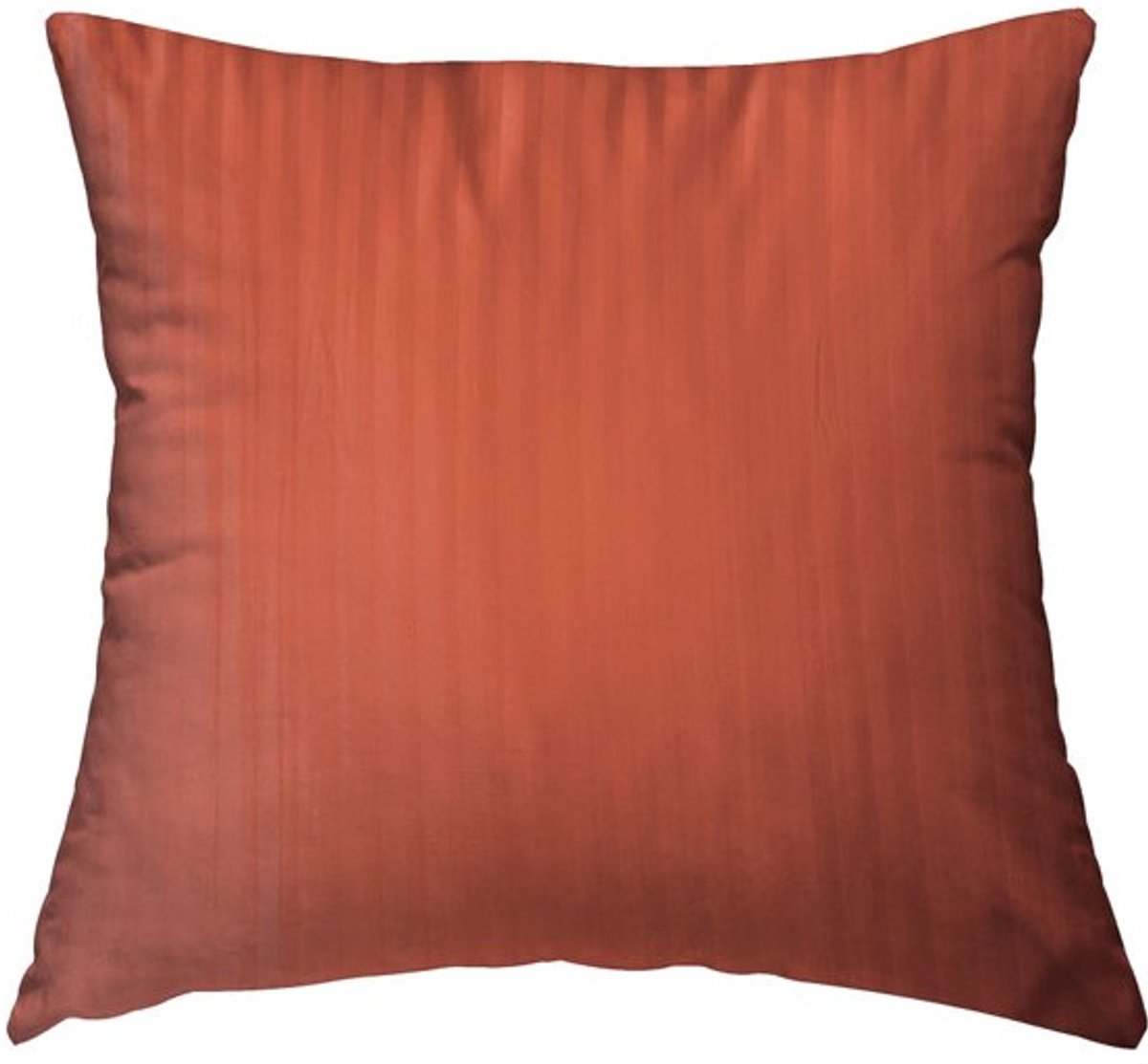 HnL Living - Kussensloop - Katoensatijn - 60/70 cm - Oranje - Streep