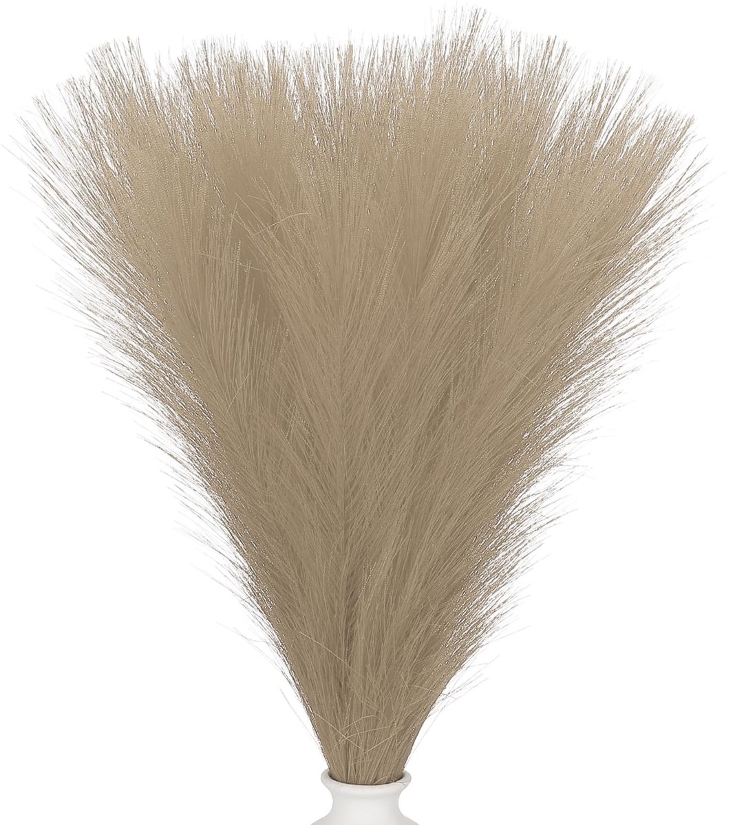 45 cm Pampire Grass-decor, 30 stuks kunstmatig pampasgras bulk pluizig nep pampasgras klein gedroogd, bruin