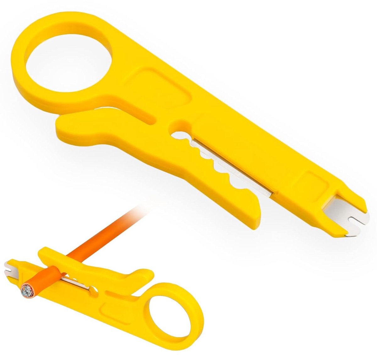LSA Installatiegereedschap - Netwerk Striptang - Netwerk Installatie - Geïntegreerde Snijfunctie - 10 g - null