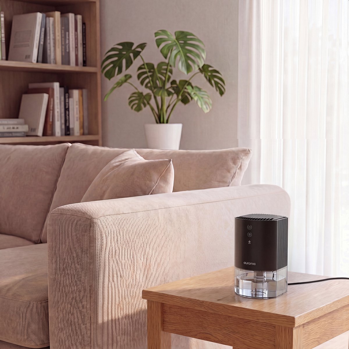 Auronic luchtontvochtiger Mini XS met 240 ml per dag, reservoir van 900 ml en 23 watt thumbnail 5