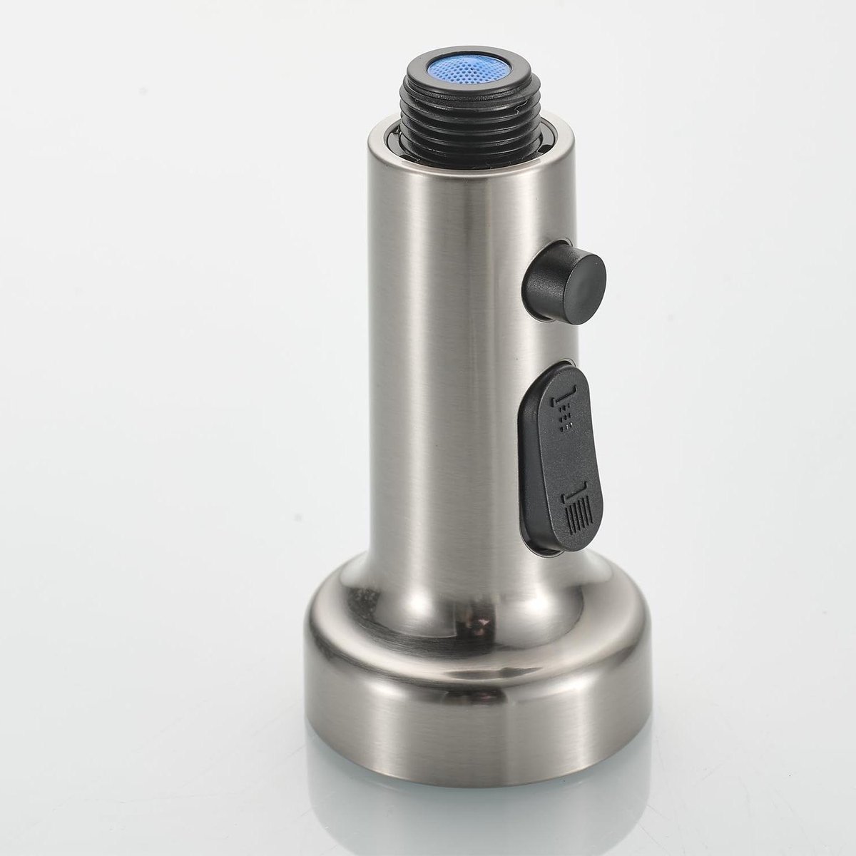 Keuken Kraan Douchekop - Vervangend Onderdeel Spuitmond - Schoonmaken Spoelbak - 3 Sproei standen - G 1/2 Inch - Geborsteld Zilver