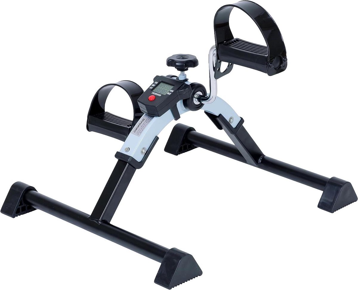 Onder Desk Fiets - Pedaaltrainer Armen Benen - Actief Blijven - Volledig Gemonteerd - 46.74 x 39.37 cm - Blauw