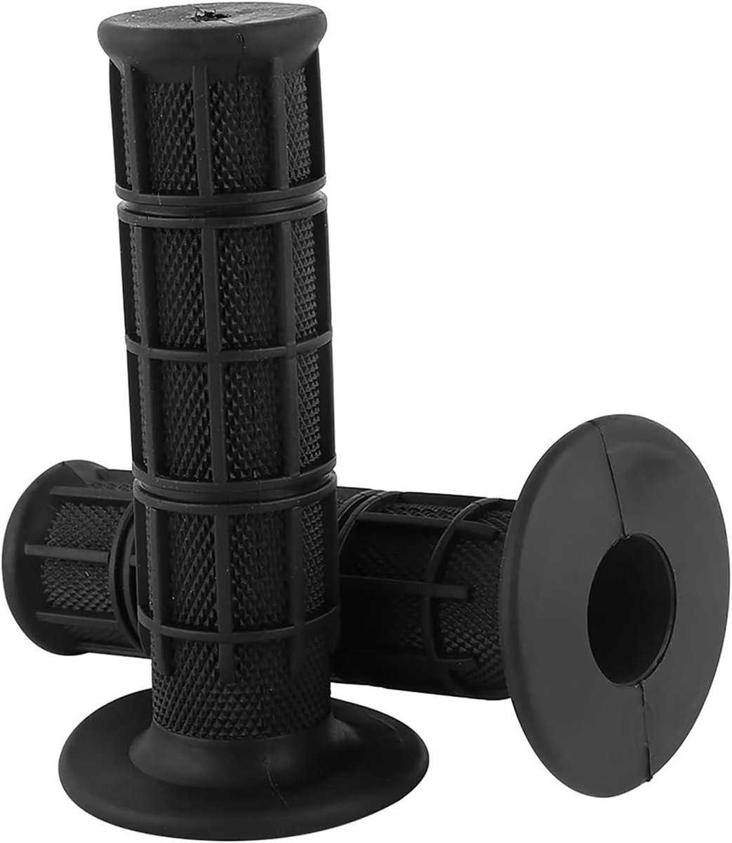 Motor Stuurgrepen - Handvatten Motorfiets - Veilig Rijden - Antislip Oppervlak - 22mm 7/8 inch - Zwart