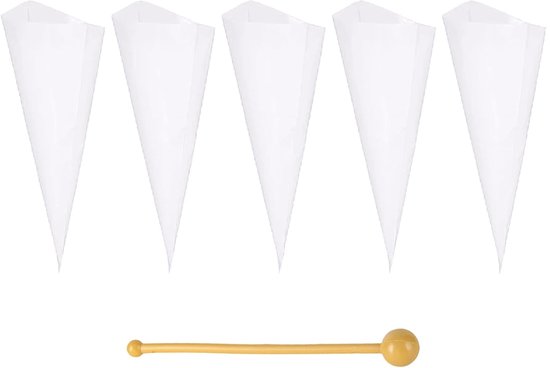 Mortelzakken - Voegenvuller zakken - Voegen aanbrengen - Herbruikbaar met spuitmond - 5 stuks - Grijs — afbeelding 2