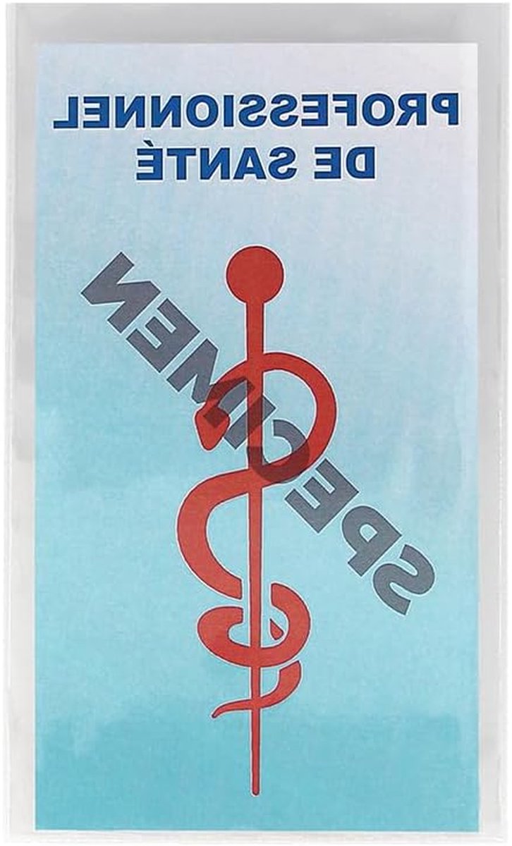 Zelfklevende Kaarthouder - Kaart Display Houder - Professionele Identificatie - Optimale Zichtbaarheid Voorruit - 114 x 16 cm - Transparant