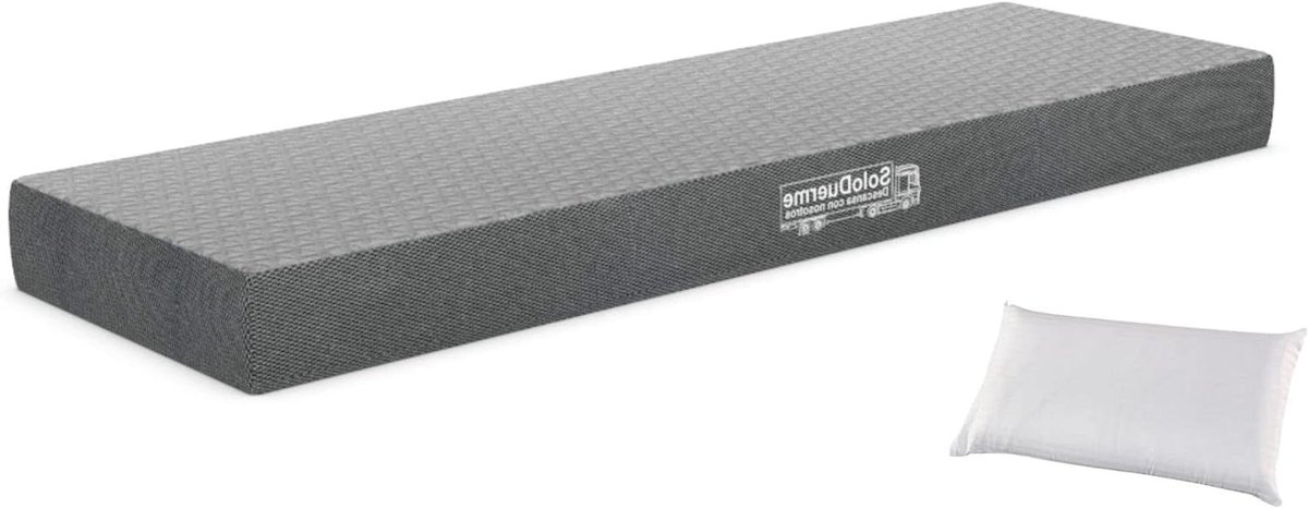 Vrachtwagenmatras - Truckmatras Slaapmat - Rusten in cabine - Antislip onderkant - 200 x 80 x 16 cm - Wit