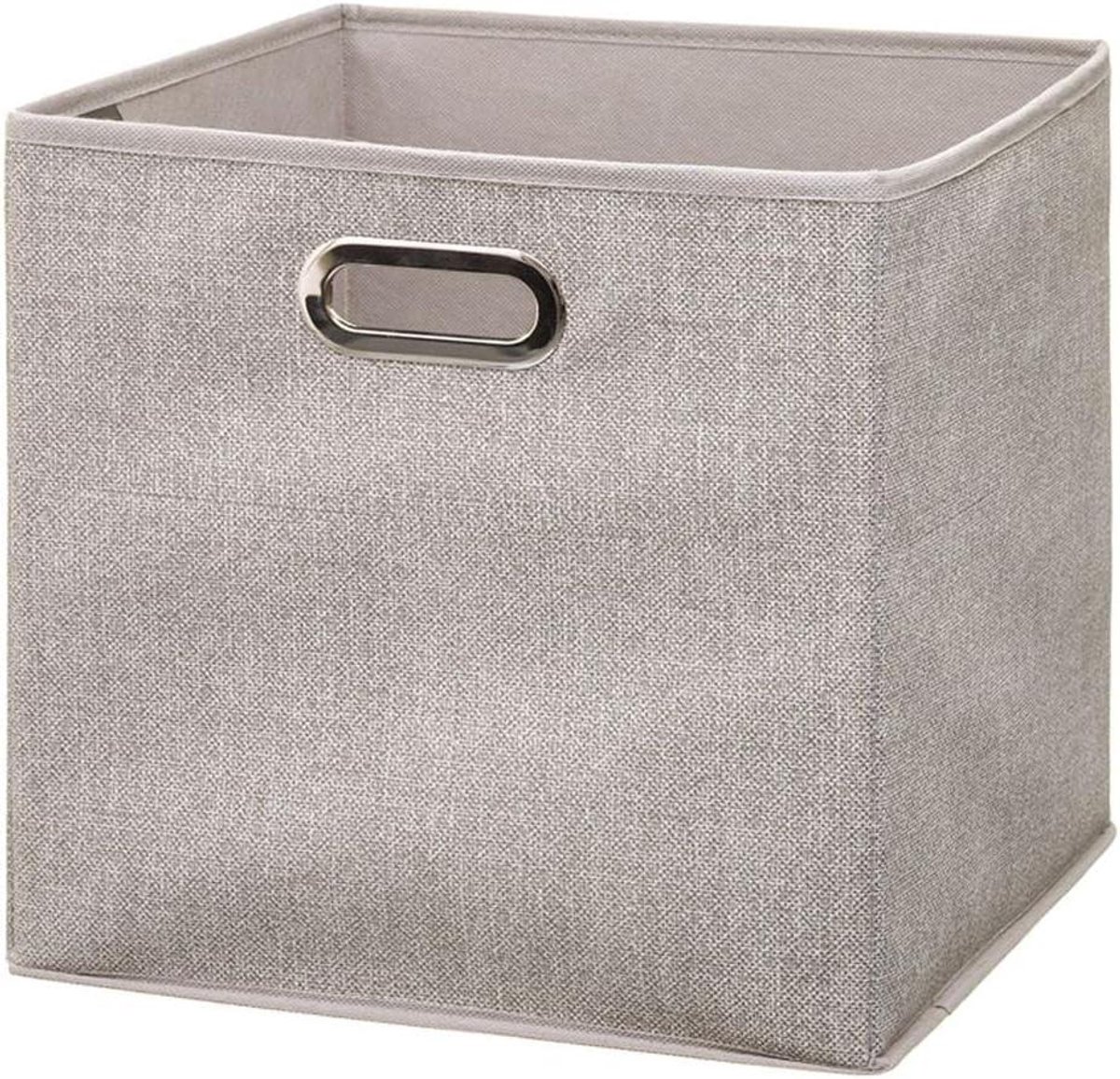 Opbergdoos - Opvouwbak Opbergbak - Ruimte Organiseren - Opvouwbaar Ontwerp - 31 x 31 x 31 cm - Beige