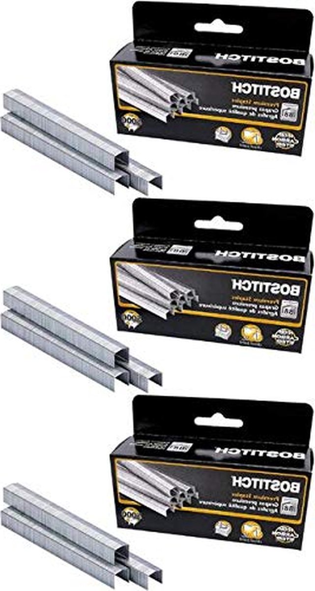 Nietjes B8 - Nietmachine nietjes - Vellen Binden - PowerCrown Technologie - 45 Vel Capaciteit - Zilver