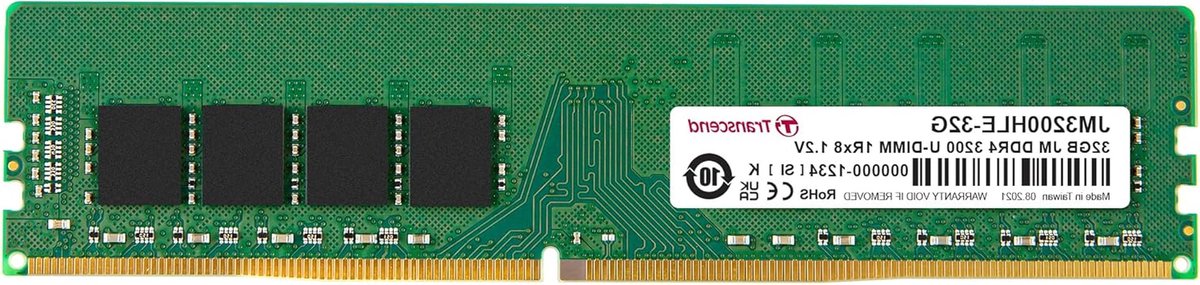 DDR4 RAM Module - Geheugen Module - Computer Upgrade - Unbuffered Long DIMM - 32GB - Niet van toepassing