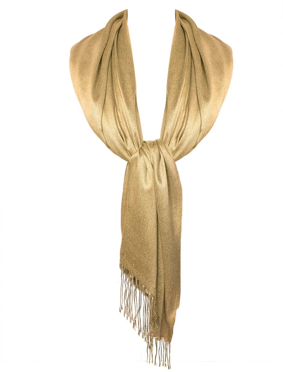 Stijlvolle glitter glitter avondsjaal pashmina wrap stola bruiloft bruidsmeisje prom party sjaal met kwastjes afwerking