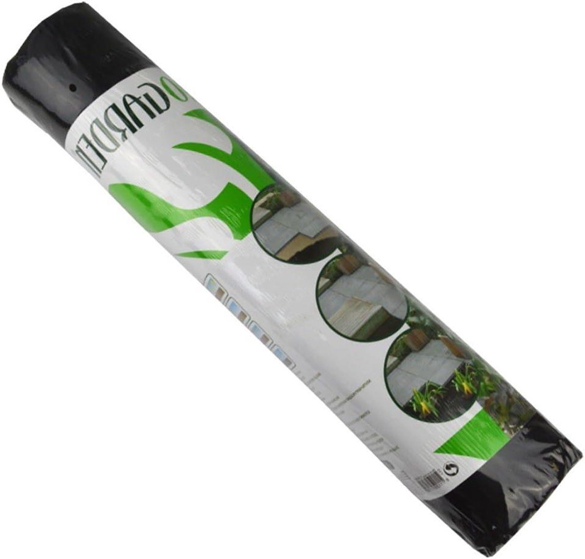 Onkruiddoek - Wering stof - Tuinonderhoud - Onkruidwerende werking - 8 x 15 m - Zwart