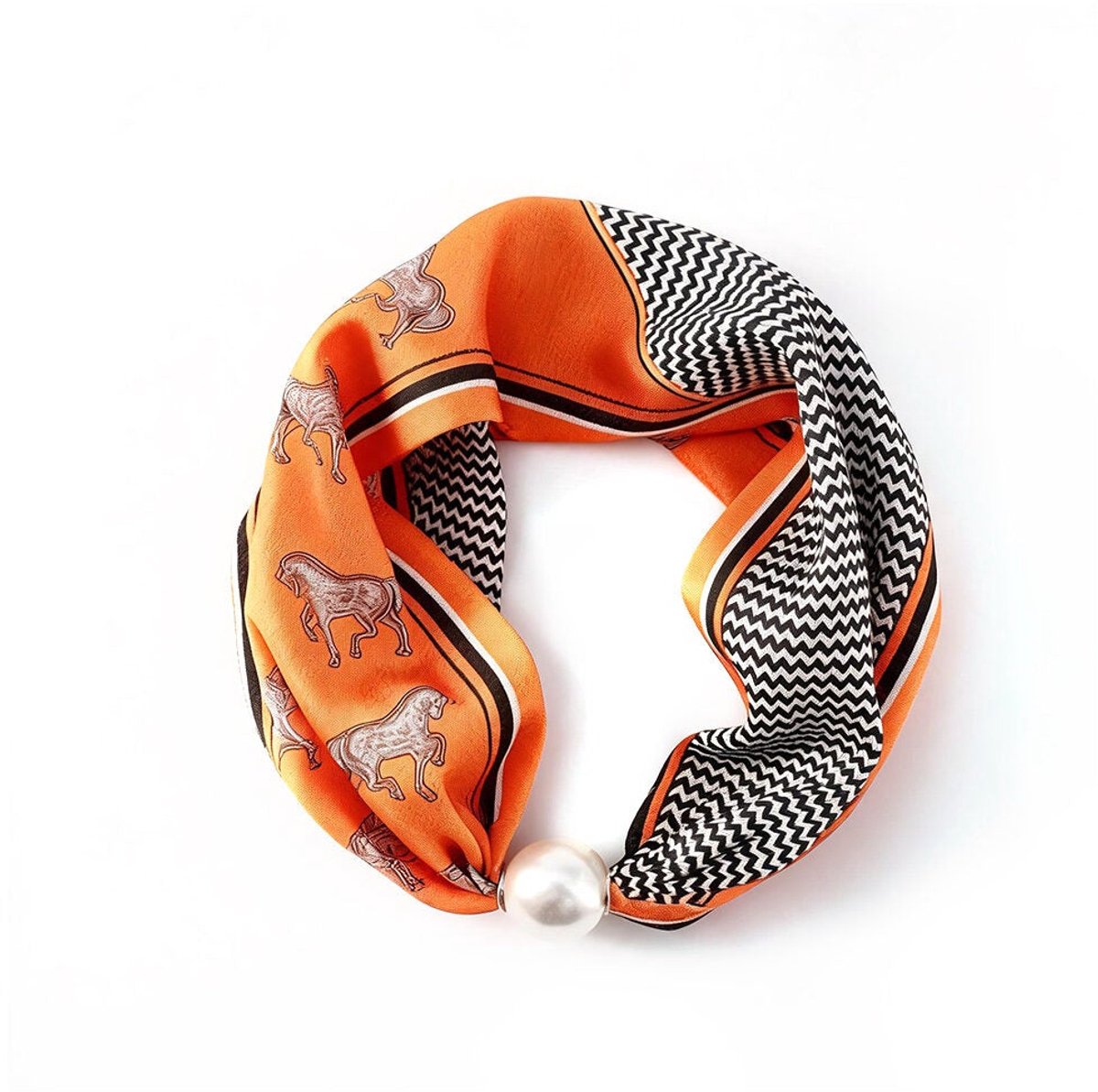 Zomersjaals met dierenprint, casual, polyester, dagelijkse accessoires