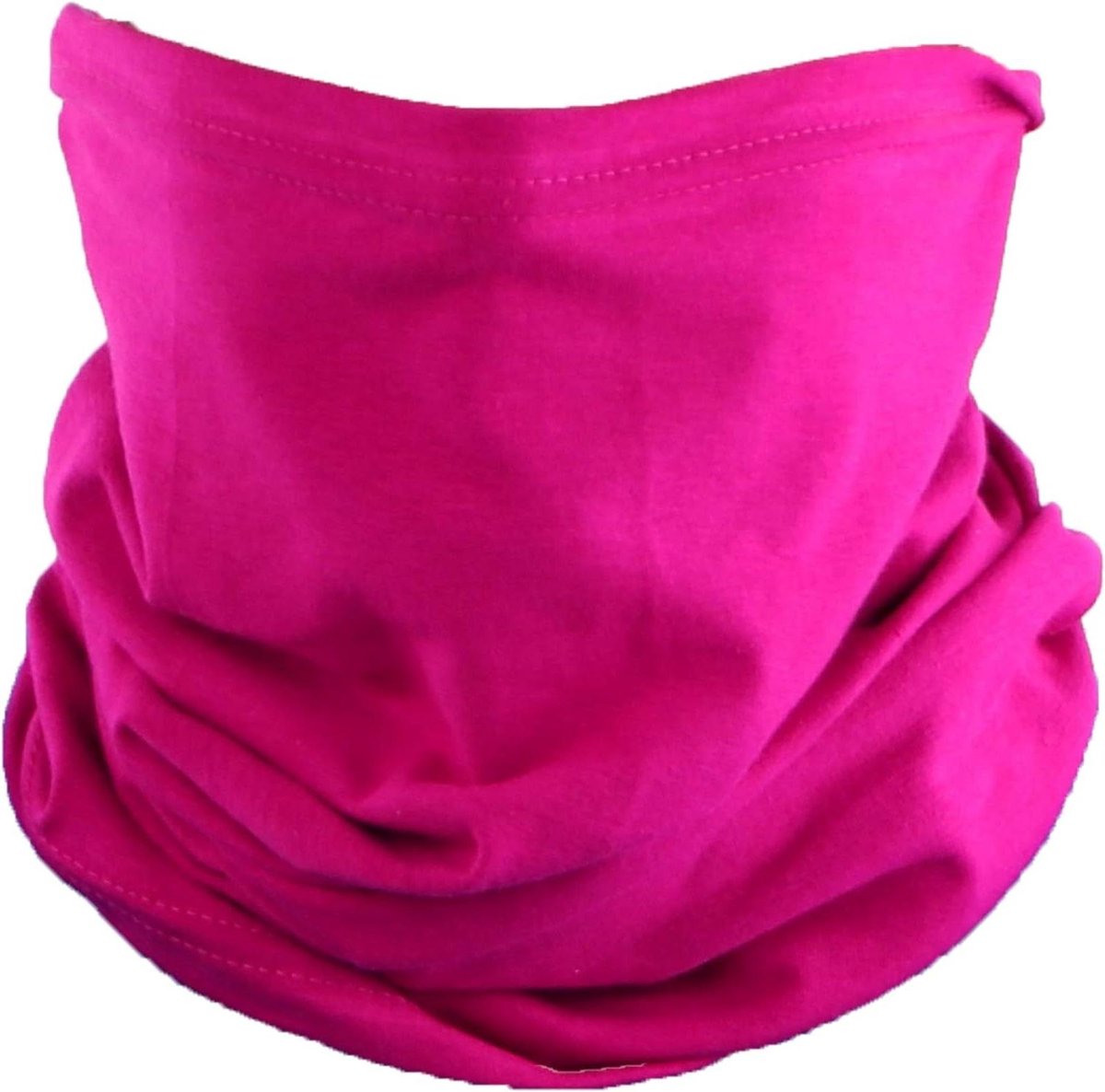 Katoen Bandana Sjaal - Multifunctionele Hoofddoek - Buitensporten - Rekbare Katoenen Stof - Eenheidsmaat - Roze