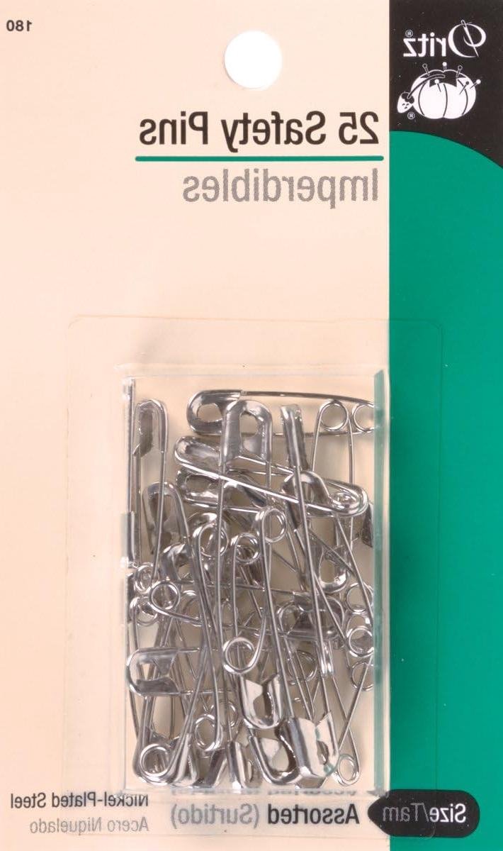 Veiligheidsspelden - Naaispelden Klemmen - Knutselen Stof - Klassiek Nikkel - 25 Stuks - Zilver