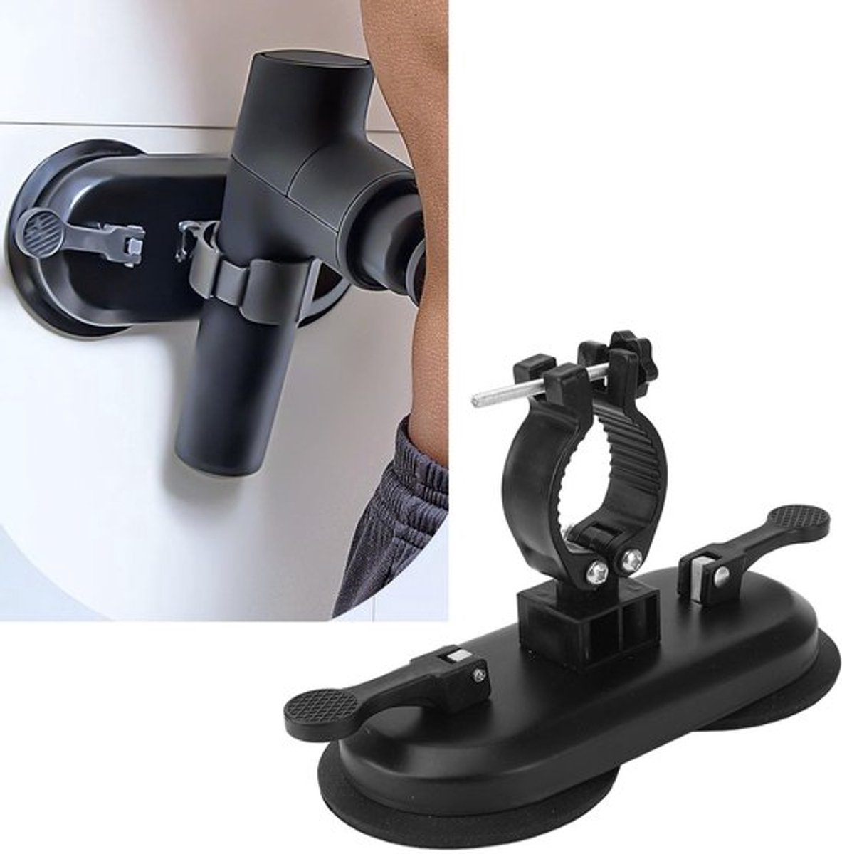 OmGoods - Dailygoody - Wandzuignap Massage Gun Houder - Handsfree