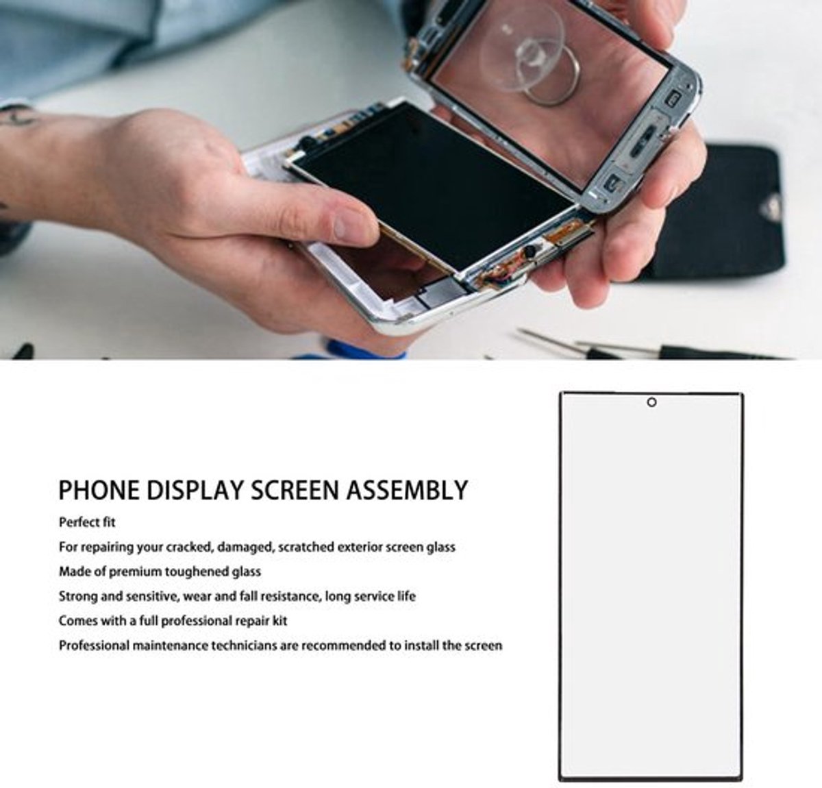 Store_8 - Schermvervanging - Telefoonschermmontage - Inclusief