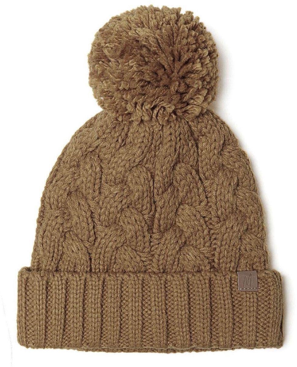 Minoti beanie muts - sneldrogend beige