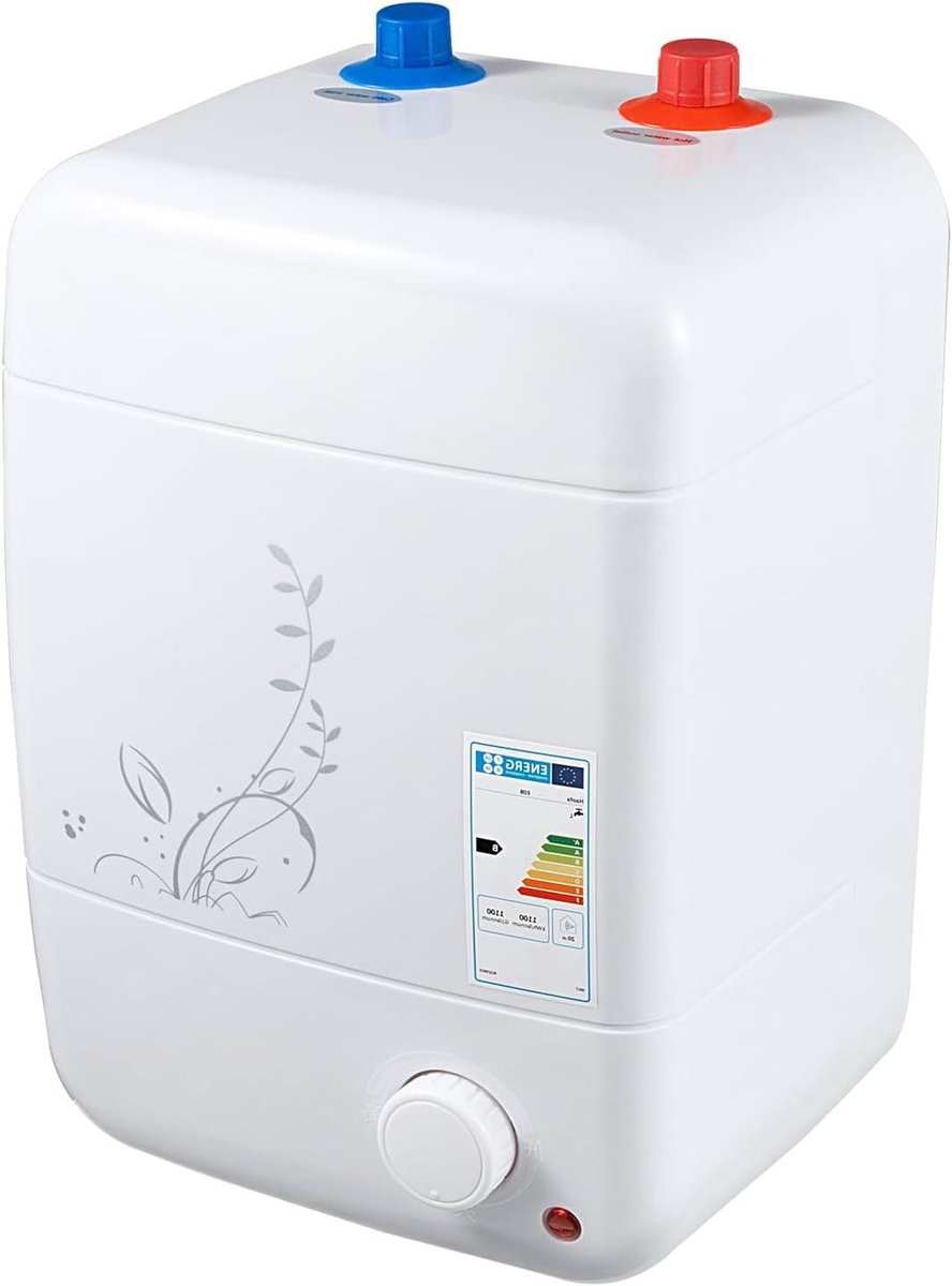 Waterverwarmer - Boiler - Direct Warm Water - Compact Ontwerp - 8 Liter - Wit
