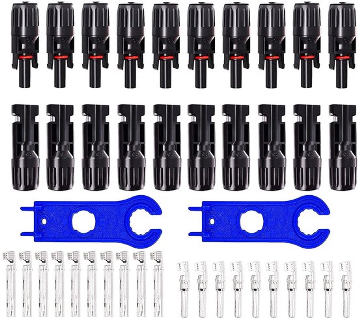 Vt products - Zonnepaneelstekkers - 10 stuks - Draadkabelverbinding