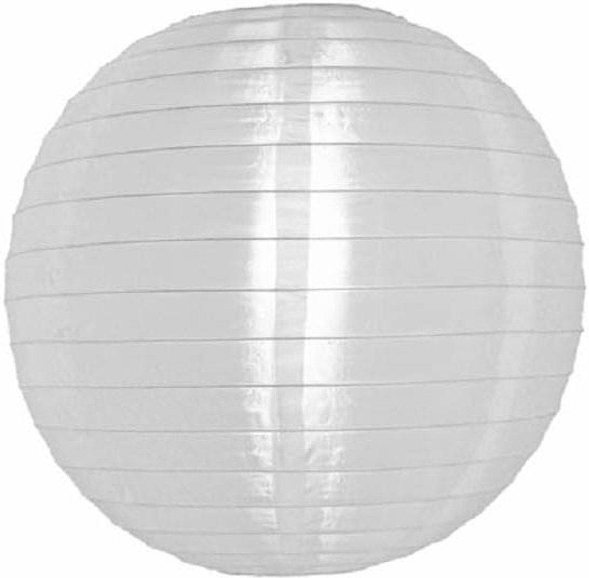 Nylon Lampionnen - Decoratieve Lampen - Feestelijke Verlichting - Weerbestendig Materiaal - 35 cm - Wit