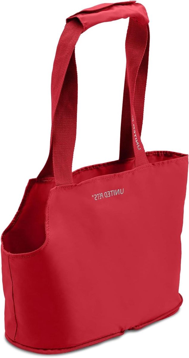 Honden Transporttas - Draagtas Kleine Honden - Vervoer Hond - Opvouwbaar Praktisch - 35 x 15 x 25 cm - Rood