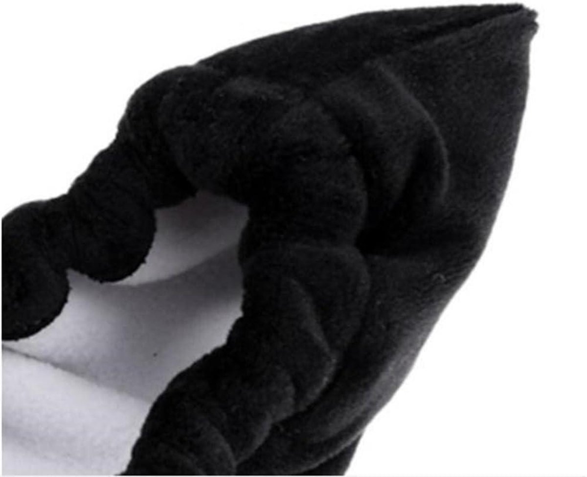 Schaatsschoenhoezen - Mesjeshoezen Beschermers - Schaatsen Beschermen - Zachte Badstof - 32 cm - Donkerblauw