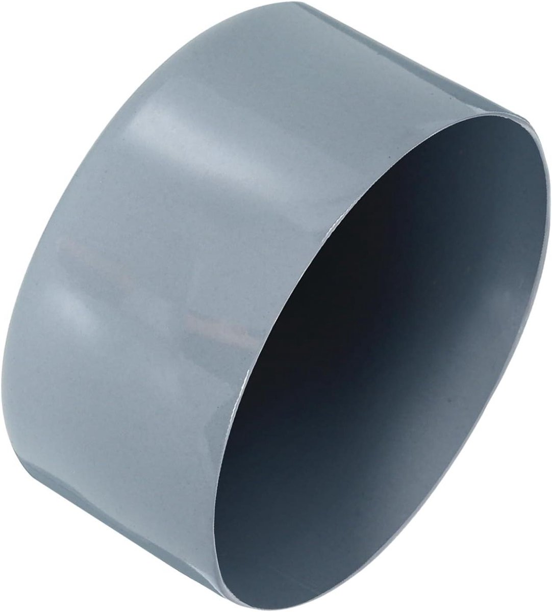 Rubberen Eindkappen - Beschermdoppen Buisstop - Vloeren Beschermen - Flexibel Vinylmateriaal - 80 mm binnendiameter - Grijs
