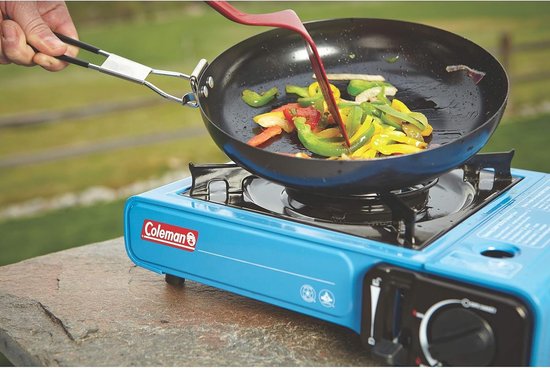 Draagbare Gasbrander - Outdoor Kooktoestel - Kamperen Koken - Instastart Ontsteking - Tot 10 inch pan - Blauw — afbeelding 4