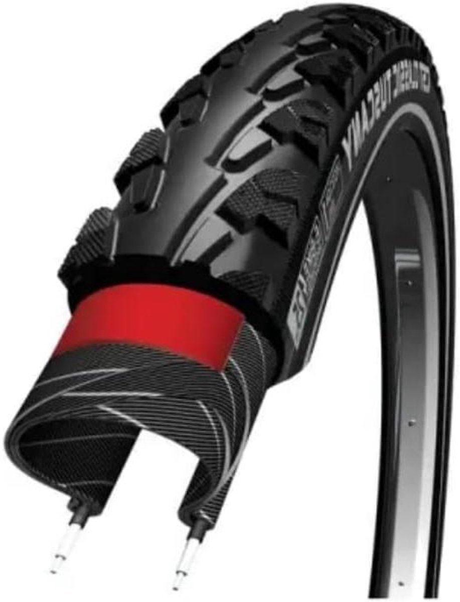 Buitenband Fiets - Fietsband Stad - Veilig Fietsen - Met Reflectie - 28x1.50 (40-622) - Zwart
