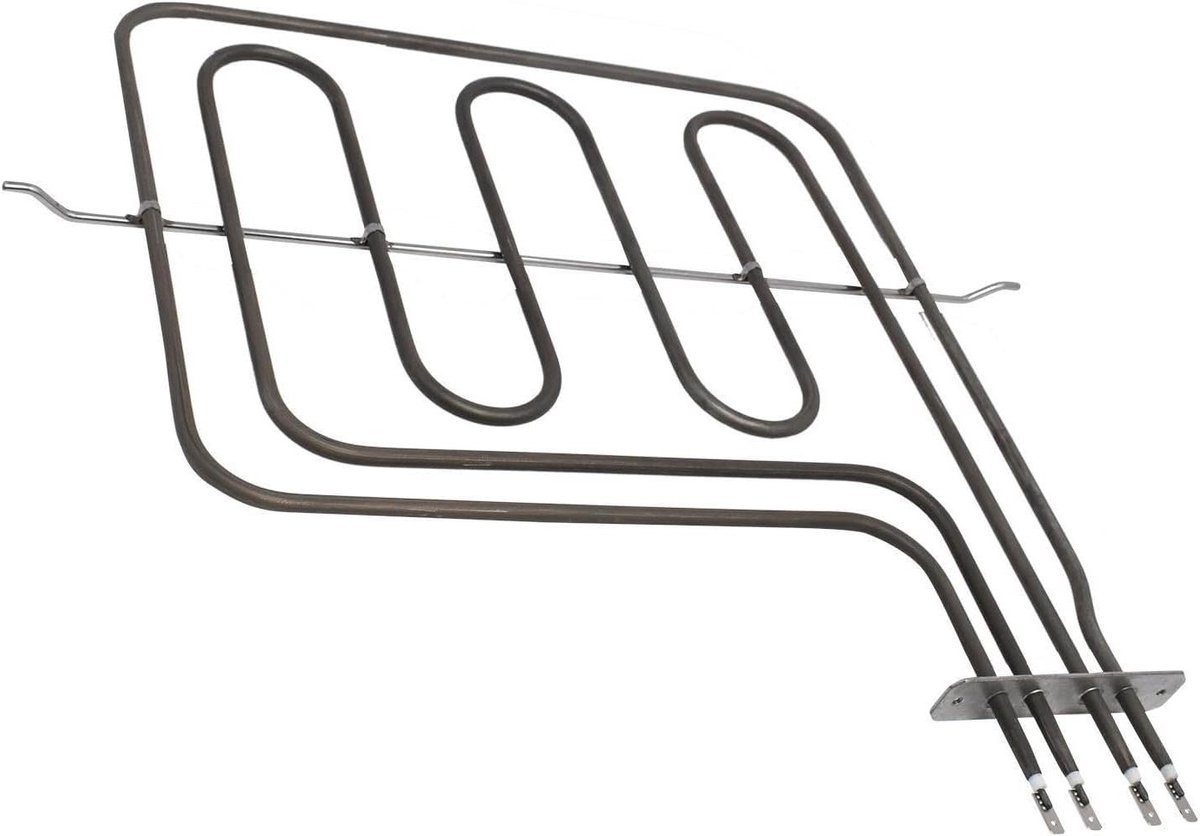 Oven Grill Element Verwarmingselement Oven Reparatie Dubbel Element 2600W Zilver