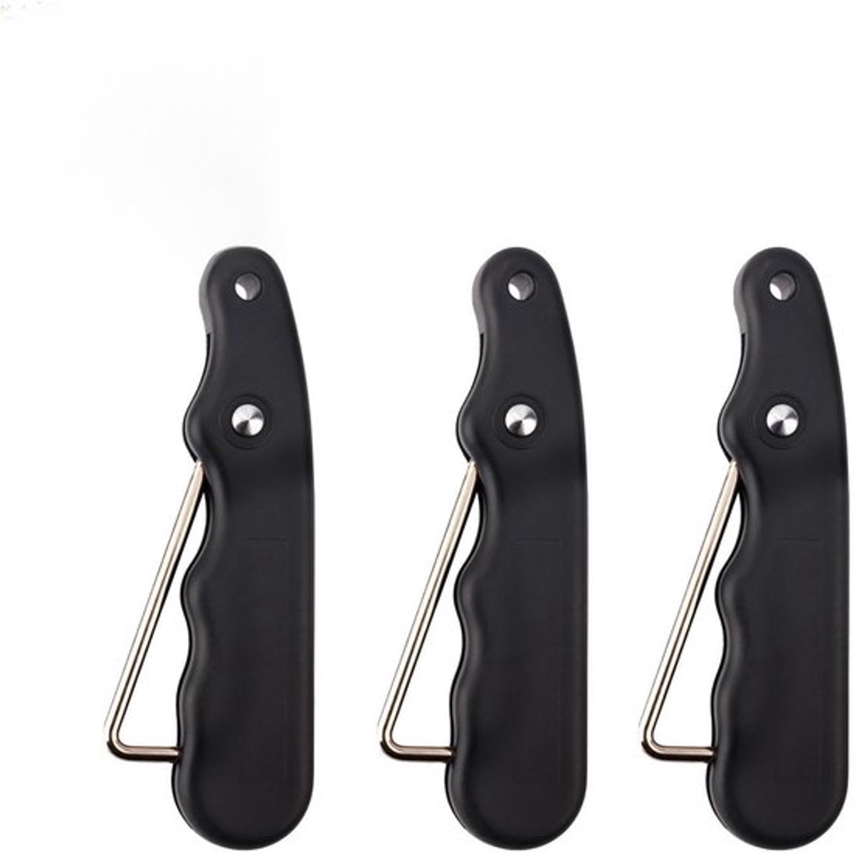 3-delige Hockey ijsschaats veterspanner - Zwart - Draagbaar veterspanner gereedschap voor ijsschaatsen