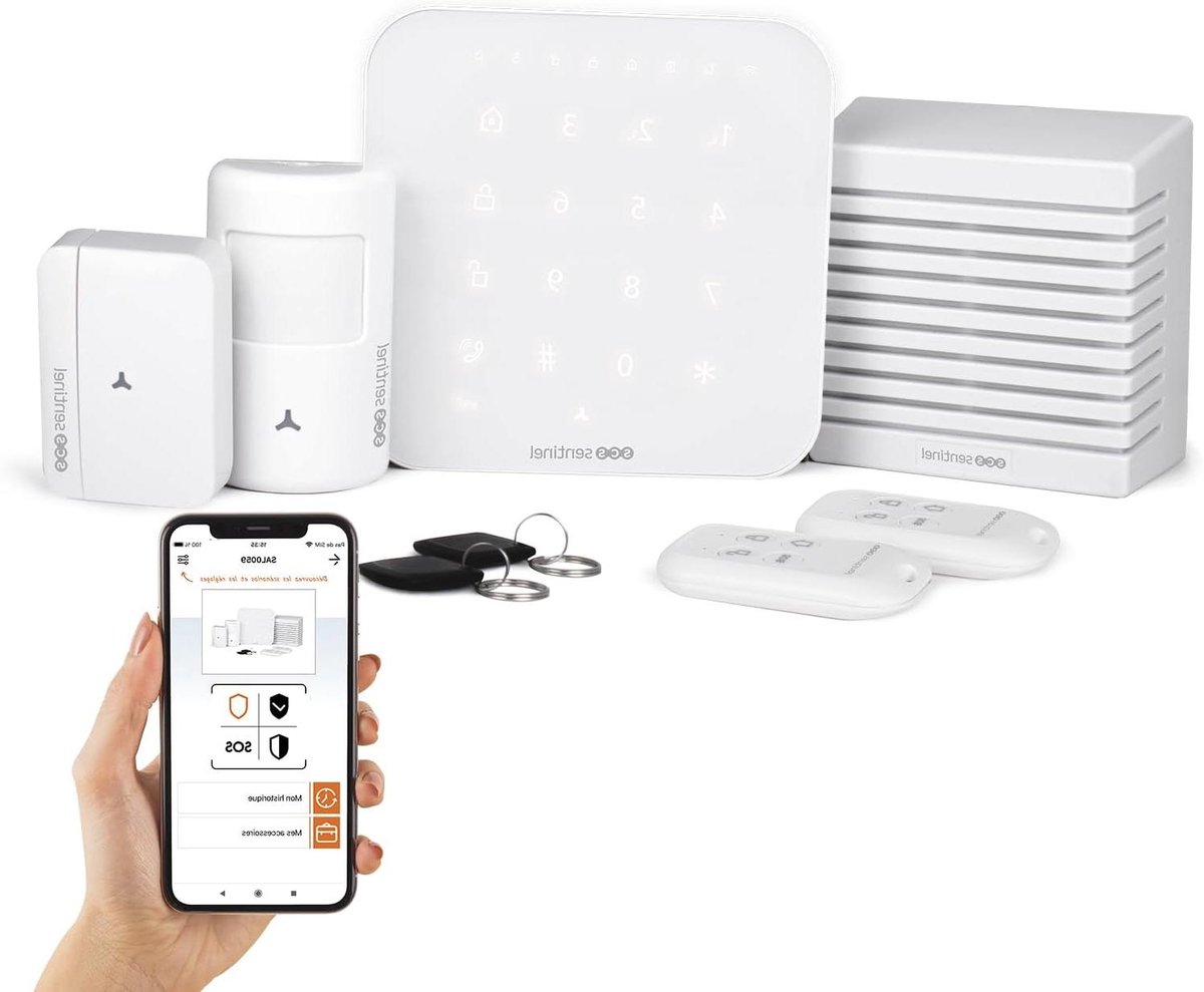 Draadloze Alarmset - Beveiligingskit Huis - Huis Beveiligen - Wifi en GSM 4G - 1 Kilogram - Wit