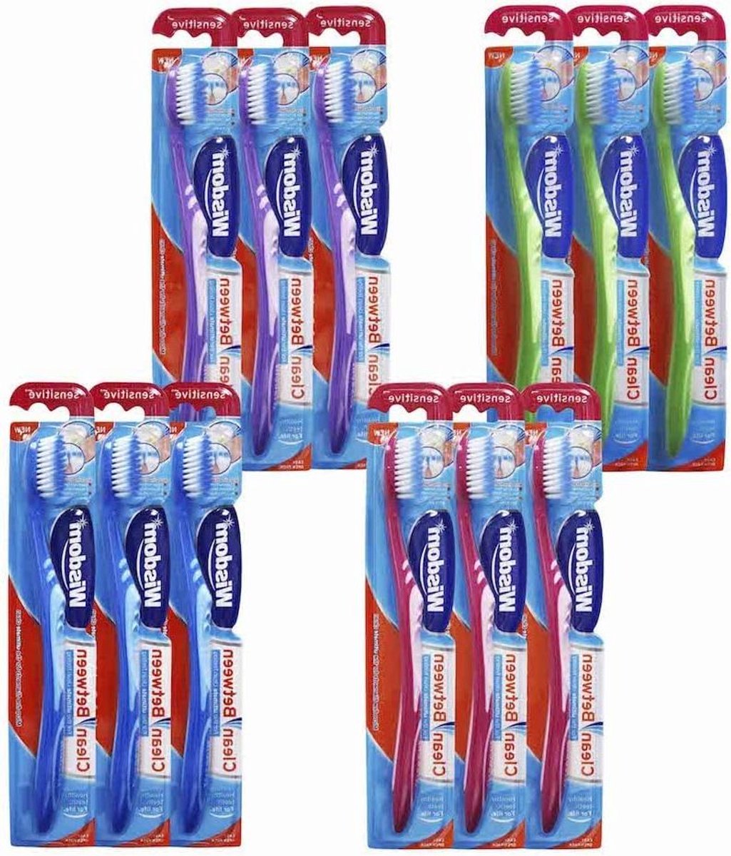 Zachte Tandenborstels - Mondverzorging Set - Dagelijkse Mondhygiëne - Speciaal voor Gevoelig Tandvlees - 12 Stuks - Blauw