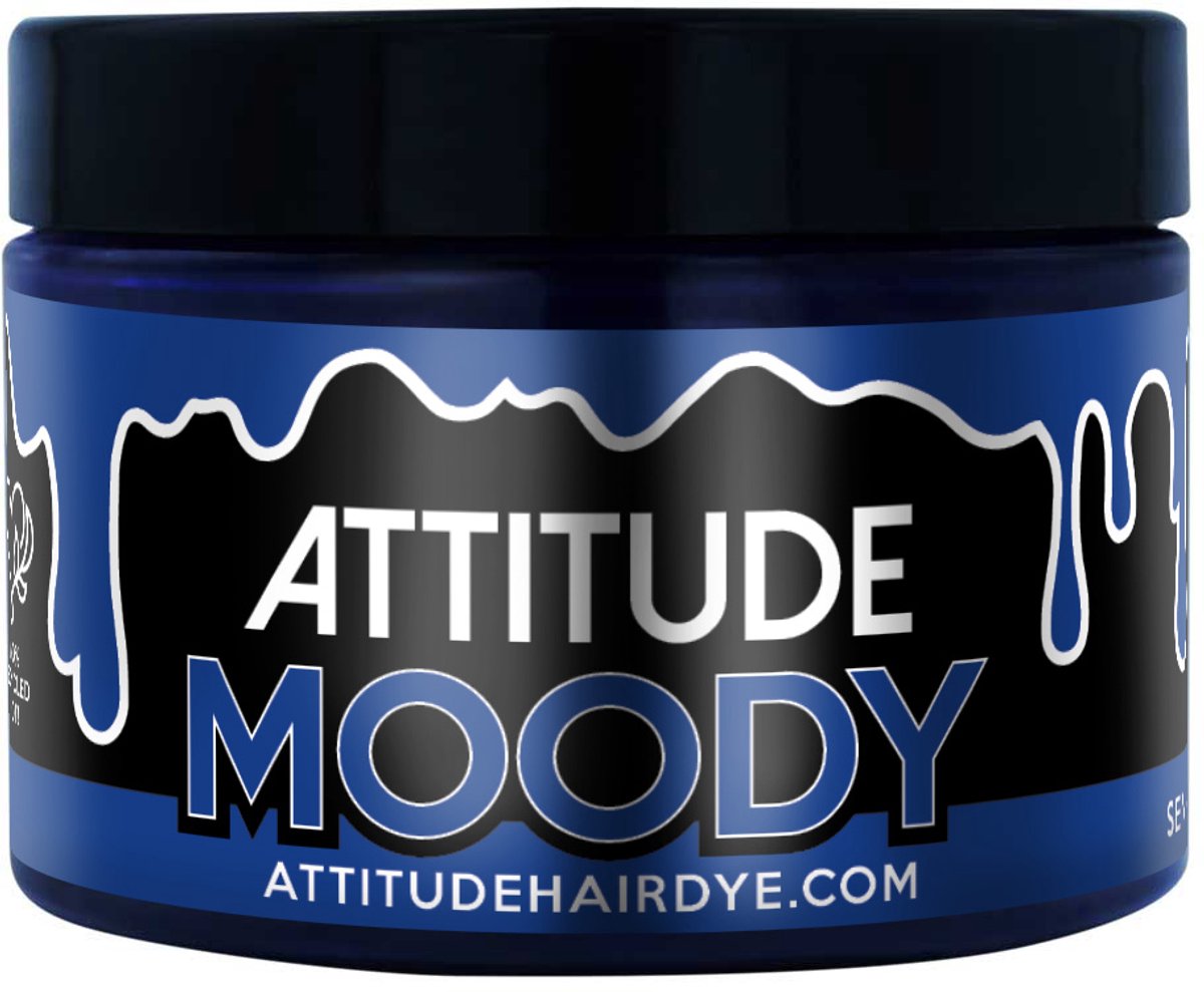 Attitude Hair Dye - Moody Semi permanent hair dye - Donkerblauw