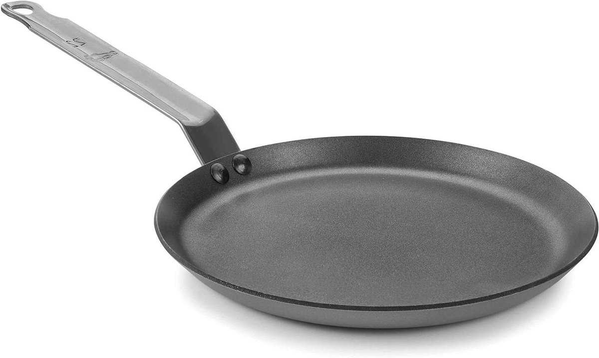 Crêpe Pan - Pannenkoekenpan - Pannenkoeken Bakken - Antiaanbaklaag - 26 cm - Zwart