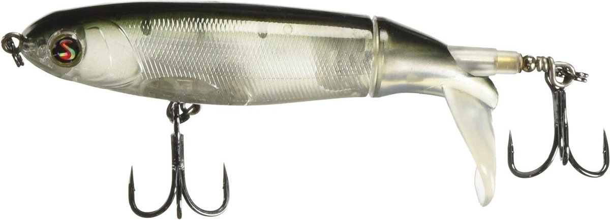 Vis Aas - Topwater Lure - Vissen Op Roofvis - Drijvend Zonder Rammelen - 3 1/2 Inch - Phantom Shad