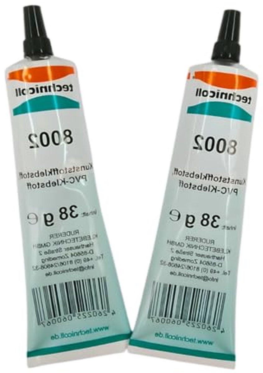 PVC-lijmset voor reparaties onder water - duo-pack 76 g voor SUP en opblaasboten