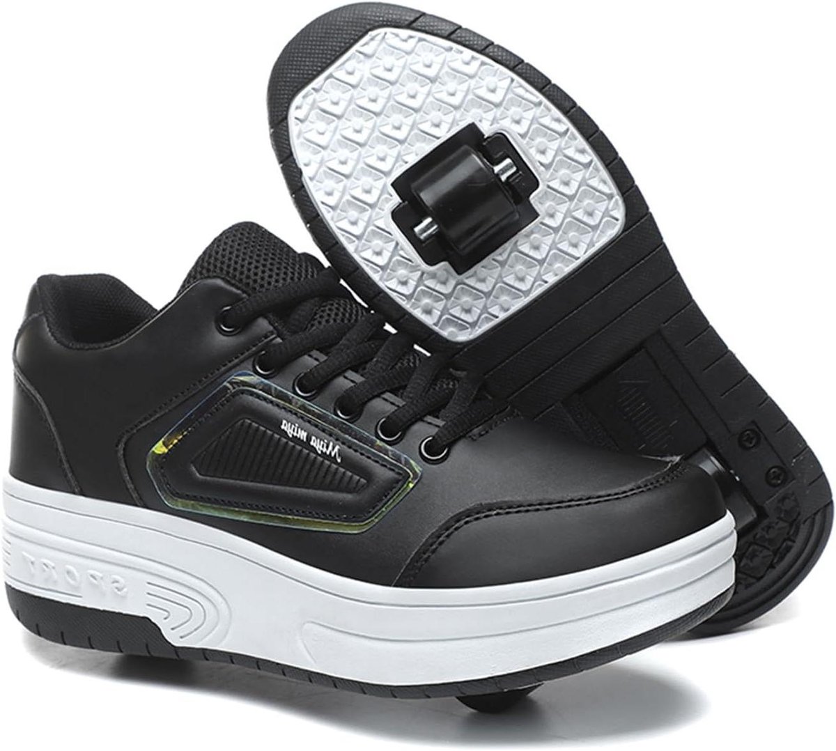 Schoenen met wieltjes Kinder rolschaatsen Creatief spelen Telescopische wielmontage Niet gespecificeerd