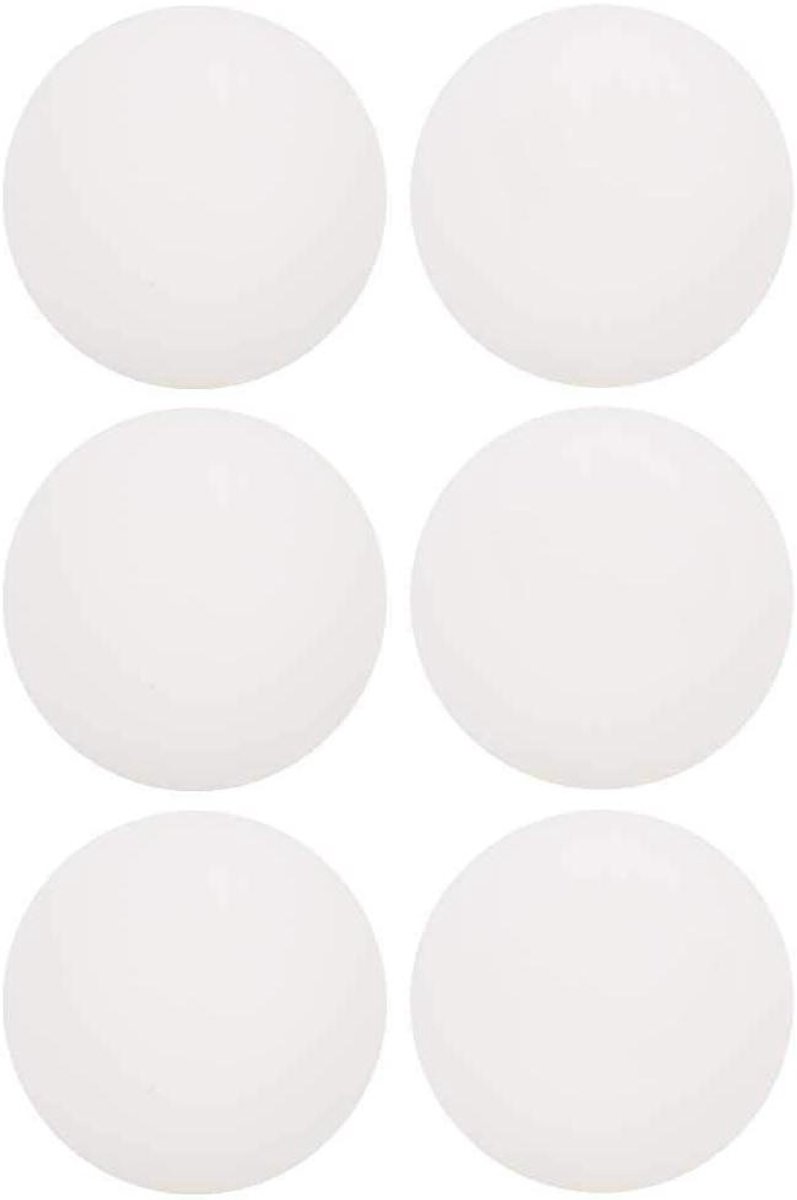 Tafeltennisballen - Ping Pong Ballen - Sport Training - 3 Ster Kwaliteit - 6 stuks - Wit Geel