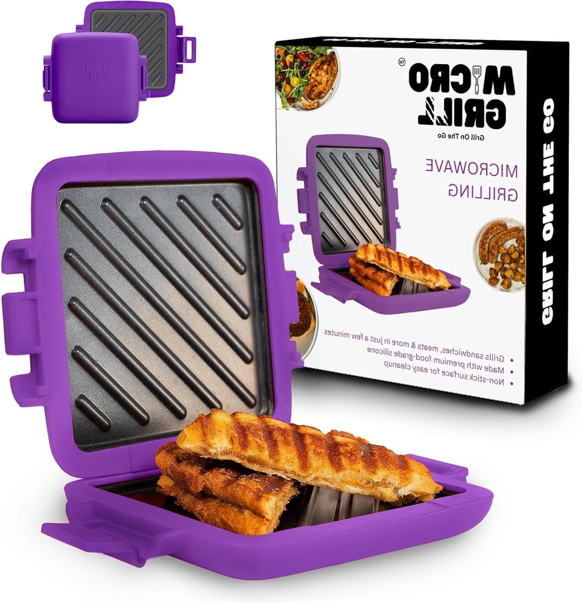 Sandwich Grill Machine - Panini Maker Toastie - Snelle Maaltijden Maken - Magnetron Grill