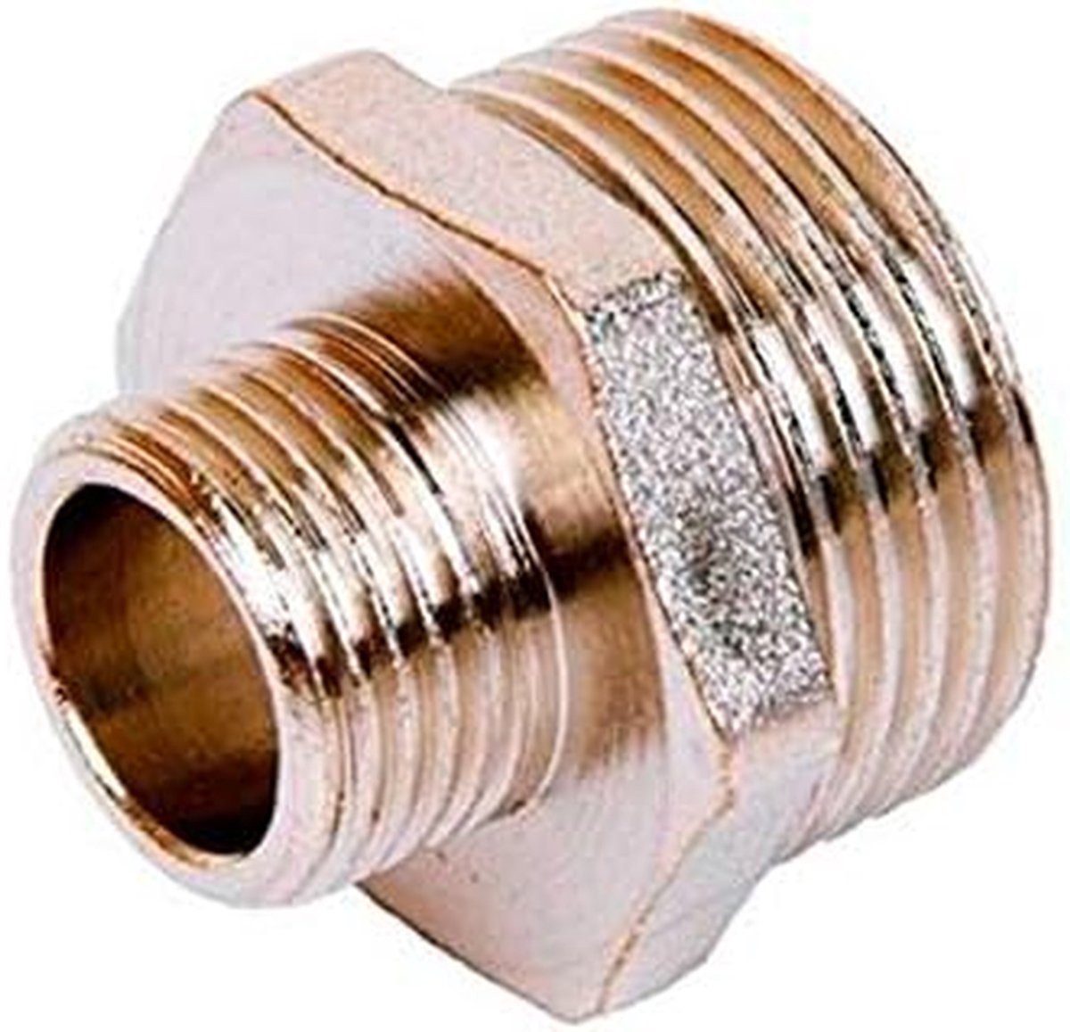 Verloopnippel - Adapter Cilindernippel - Perslucht Aansluiten - Twee Schroefdraad Maten - R-1/4 R-3/4 - Metaal