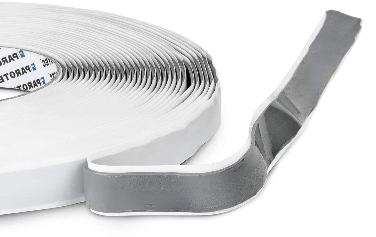 Butyl Tape - Waterdichtingsband - Dakafdichting - Oplosmiddelvrij - 2mm dik - Zwart of Grijs