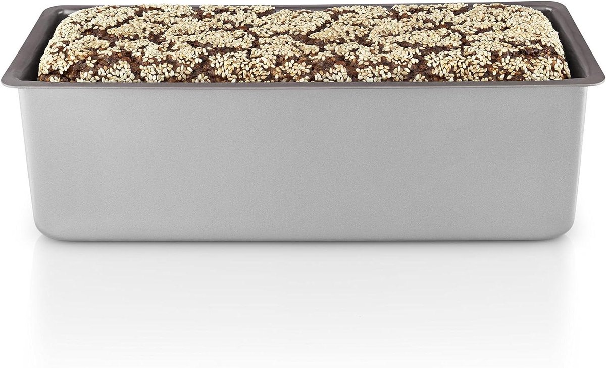 Broodblik - Roggebroodblik Bakvorm - Brood Bakken - Slip-Let Coating - 30x11x10 cm - Grijs