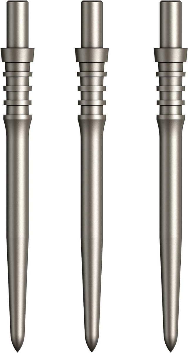 Dartpijlen - Pijlen - Precisie Werpen - Titan Pro - 32 mm - Zilver