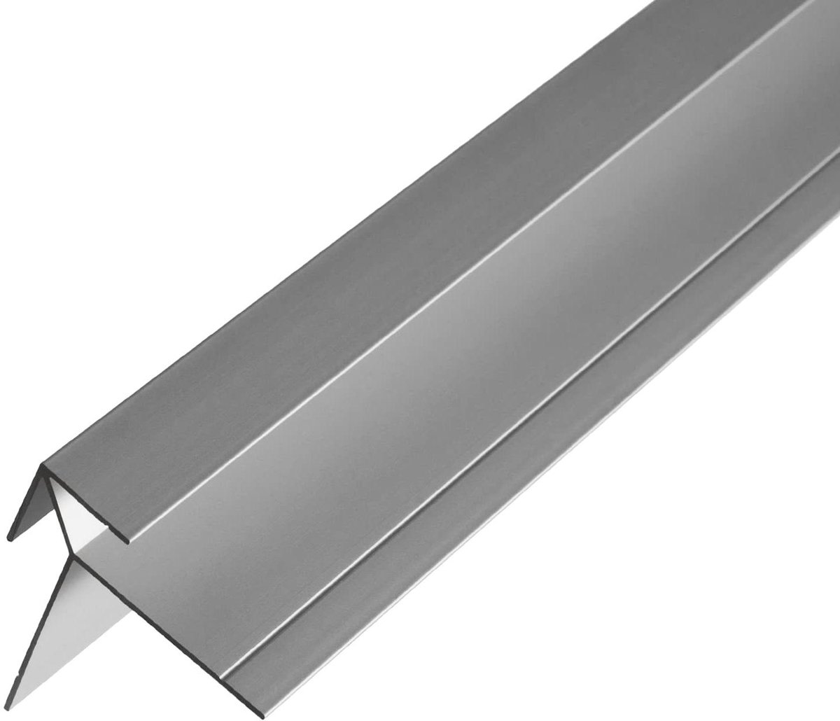 Aluminium hoekprofiel - Verbindingsprofiel - Panelen verbinden - Geanodiseerd metaal - 2 meter - Zilver
