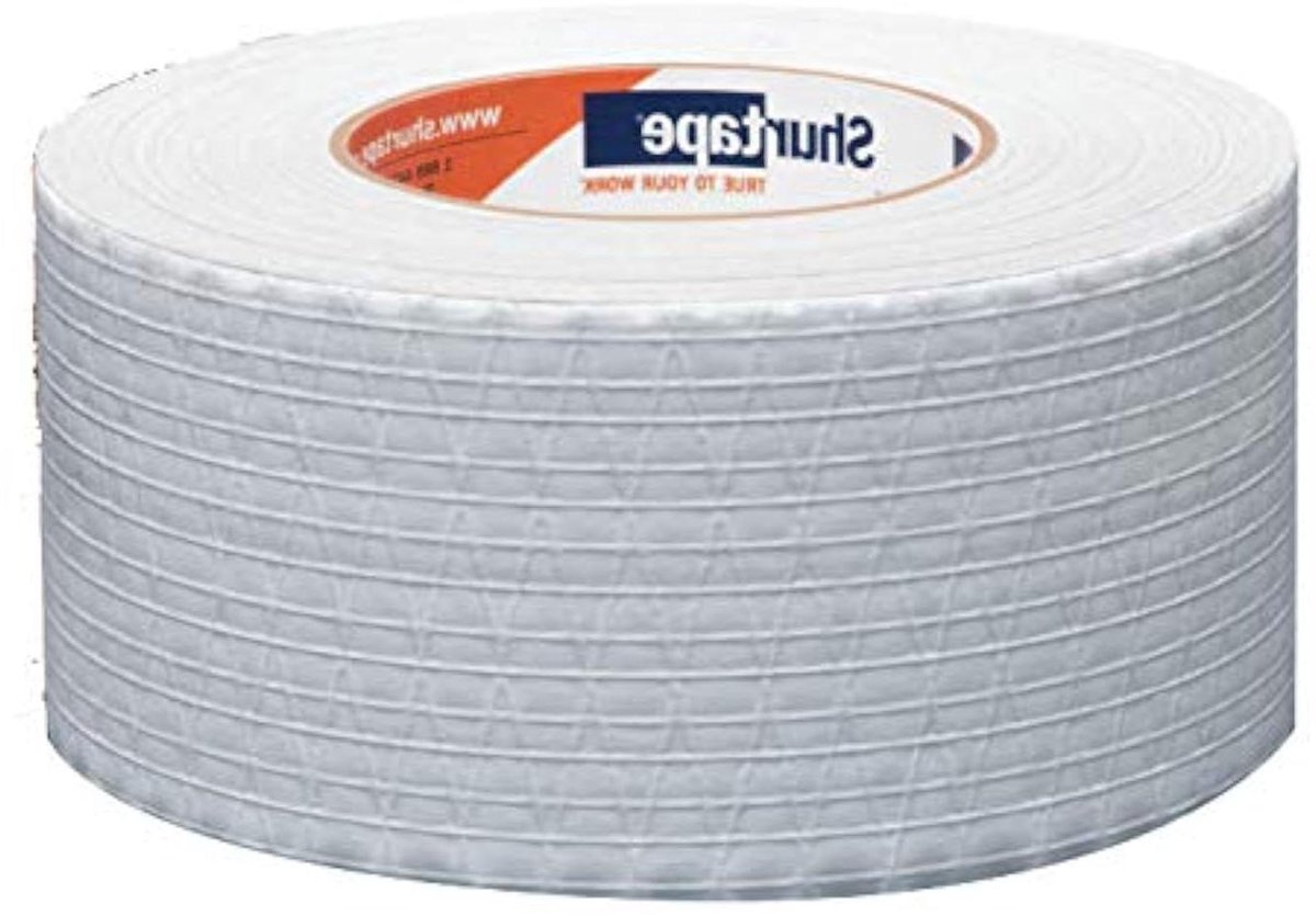 Isolatietape Metaal - Bouw Tape - Isolatie Afdichten - Drielaagse Constructie - 7 cm x 46 m - Wit