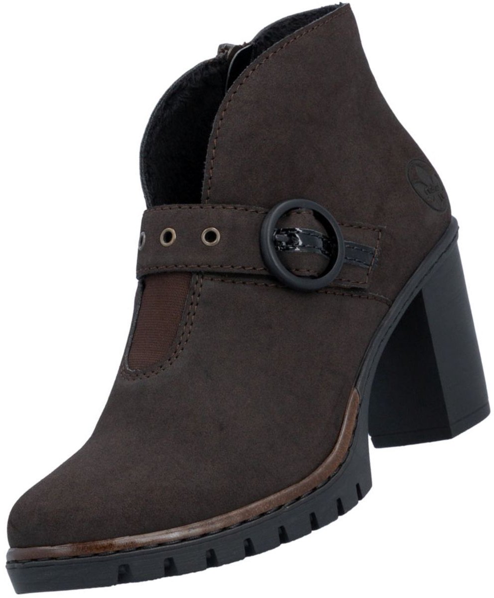 Rieker dames enkellaarsjes Y2586-25 bruin