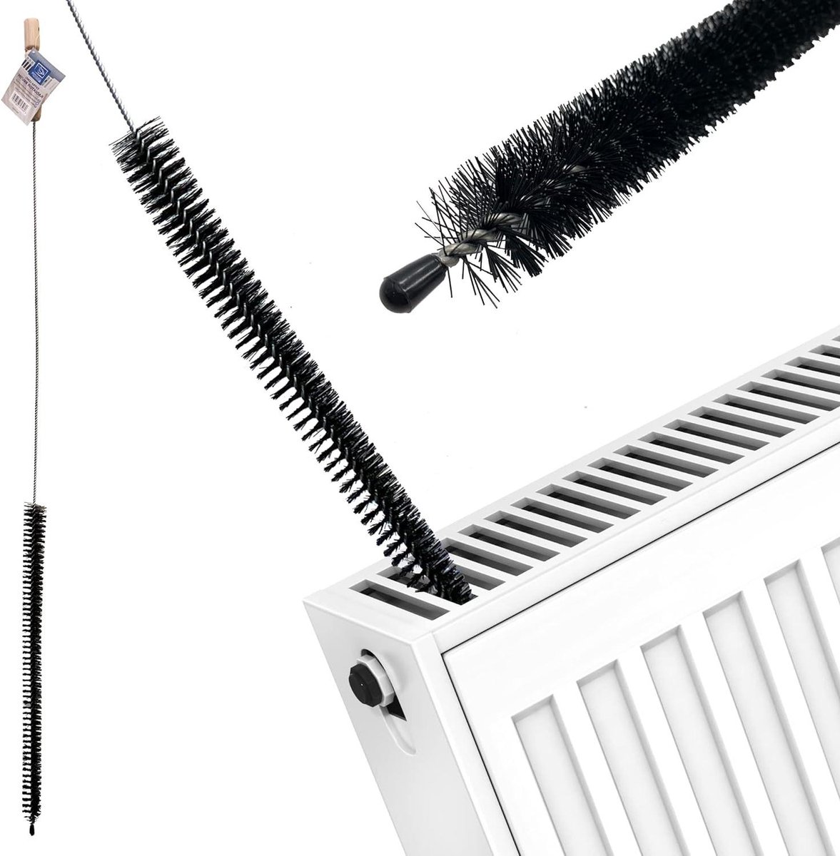 Radiator Schoonmaakborstel - Lange Stoffer - Stof Verwijderen - Flexibel Bereik - 120 cm -